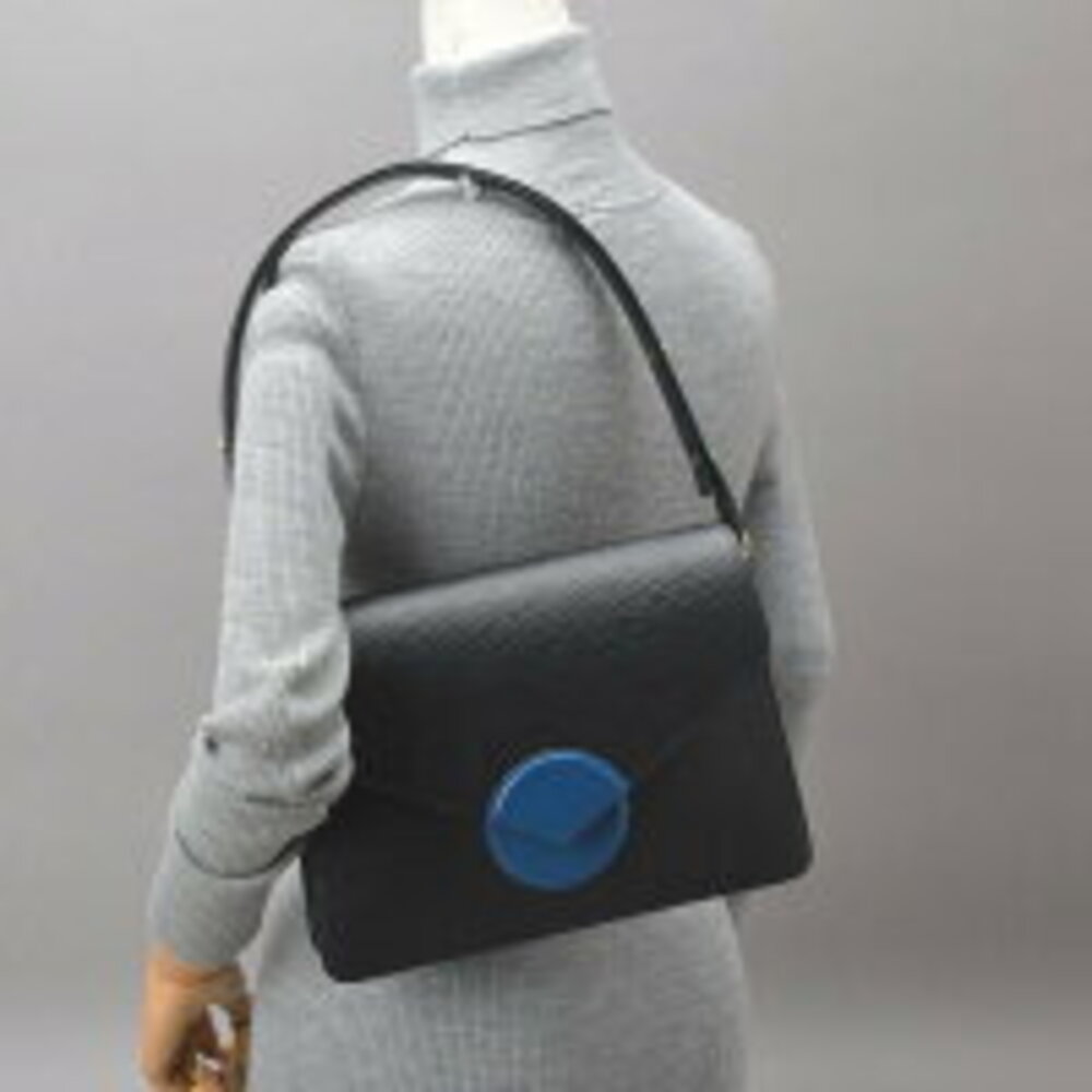 Louis Vuitton black Epi bag shoulder blue leather Hoche - Picture 5 of 6